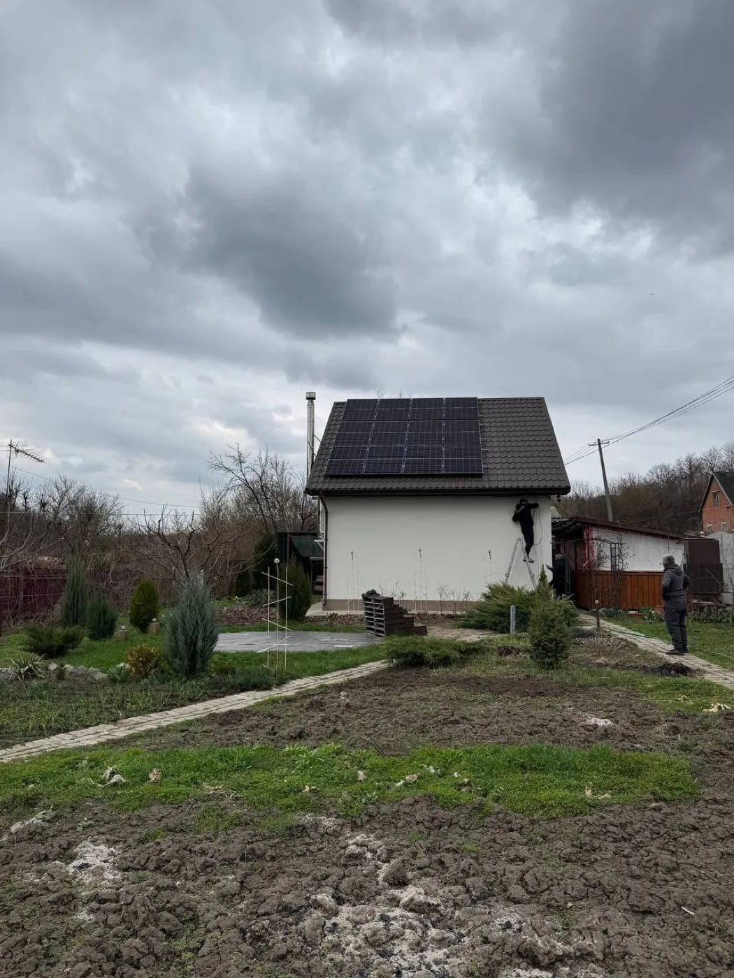 СЭС на скатной крыше, 6 кВт